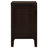 Garrett Cappuccino 2-Drawer Rectangular Nightstand