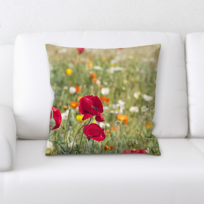Microsuede Throw Pillow