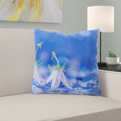 Bellflower Throw Pillow