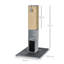 Zakary 79cm Jute Scratcher Climber with Toy Self Grooming Brush-708261903