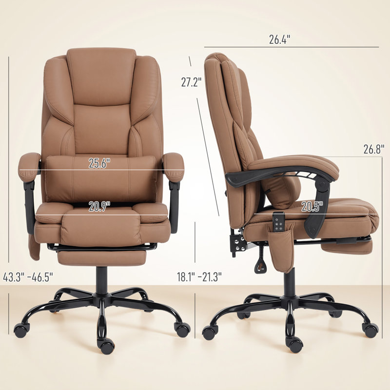 Fauteuil de massage, Brun