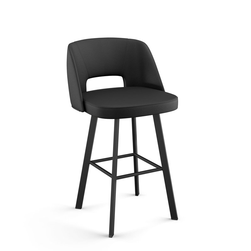 Tabouret de bar et de comptoir pivotant Amisco Maureen, Tabouret de comptoir (siège d'une hauteur de 26,3