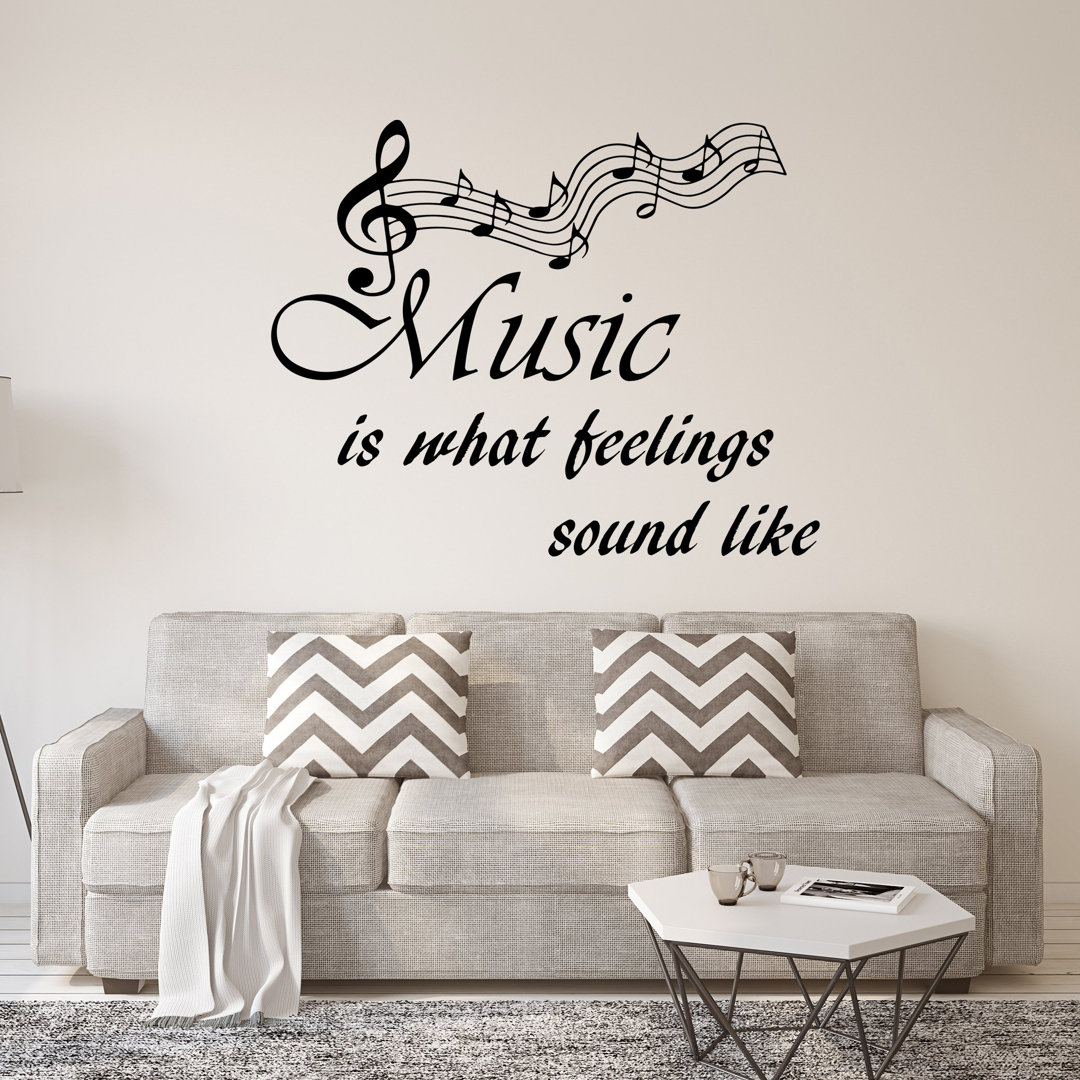 Text & Numbers Wall Decal Winston Porter 