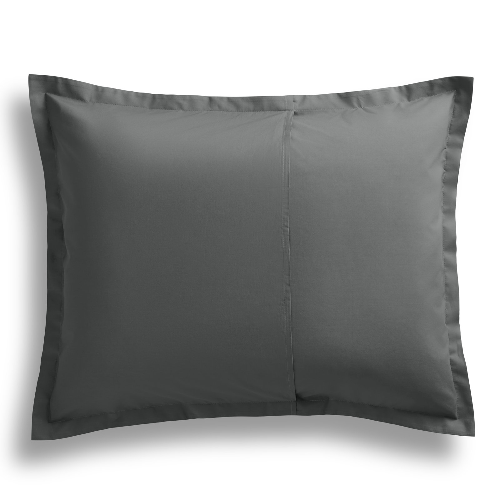 Cotton Duvet Cover Set, Charcoal, Twin Duvet Cover + 1 Twin Sham