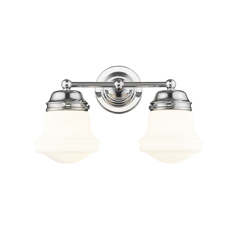 Éclairage pour meuble-lavabo à 2 lumières Wilsall, Chrome