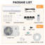 Système de chauffage / climatisation 9 000 BTU, 4 en 1 mini, 19 TRÉS