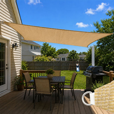 Royal Shade Rectangle Shade Sail With Rope