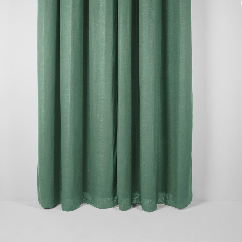 Bellavista Room Darkening Curtain Single Panel, Green, Width 145 x Drop 280cm