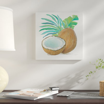 « coco palm iii », reproduction sur toile tendue