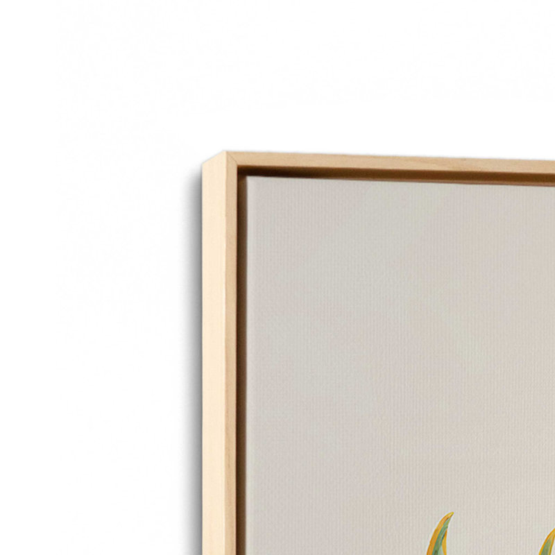 Impression sur toile Disco Strawberry dans un cadre, H 18,75 po x l 12,75 po, Érable américain