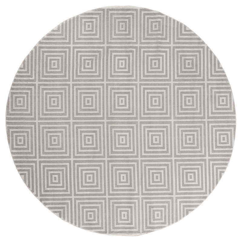Emmeline Geometric Indoor Rug, Round 7'10"