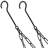 Sorbus Oval Hanging Ceiling Pot Rack with Hooks, Black-298723025-292484332