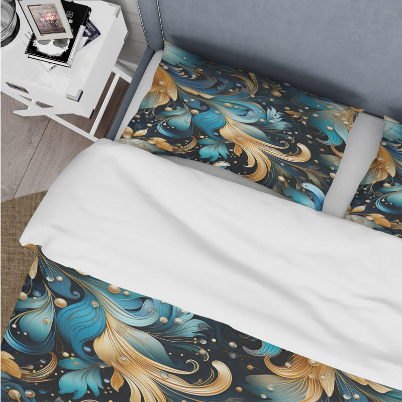Ensemble de housse de couette Celestial Essence, Housse de couette pour grand lit et 2 taies décor