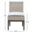 Isadora Wicker Outdoor Dining Side Chair with Cushions