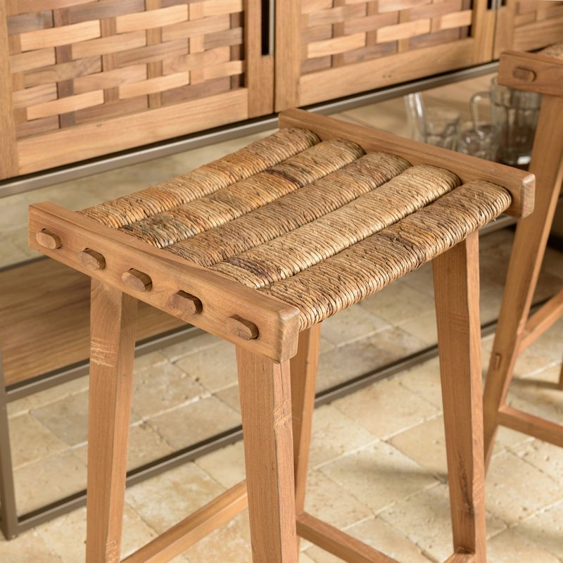 Chabeli Solid Wood Counter Stool
