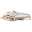 Solid Wood Drawers Bed Frame-1274361404-1274361405