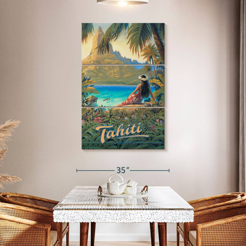 Gillard Tahiti I, H 50 po x l 32 po
