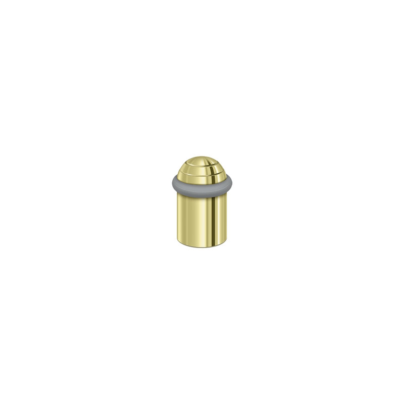 Kick Stop, Polished Brass, 2.125" H x 1.375" W x 1.375" D