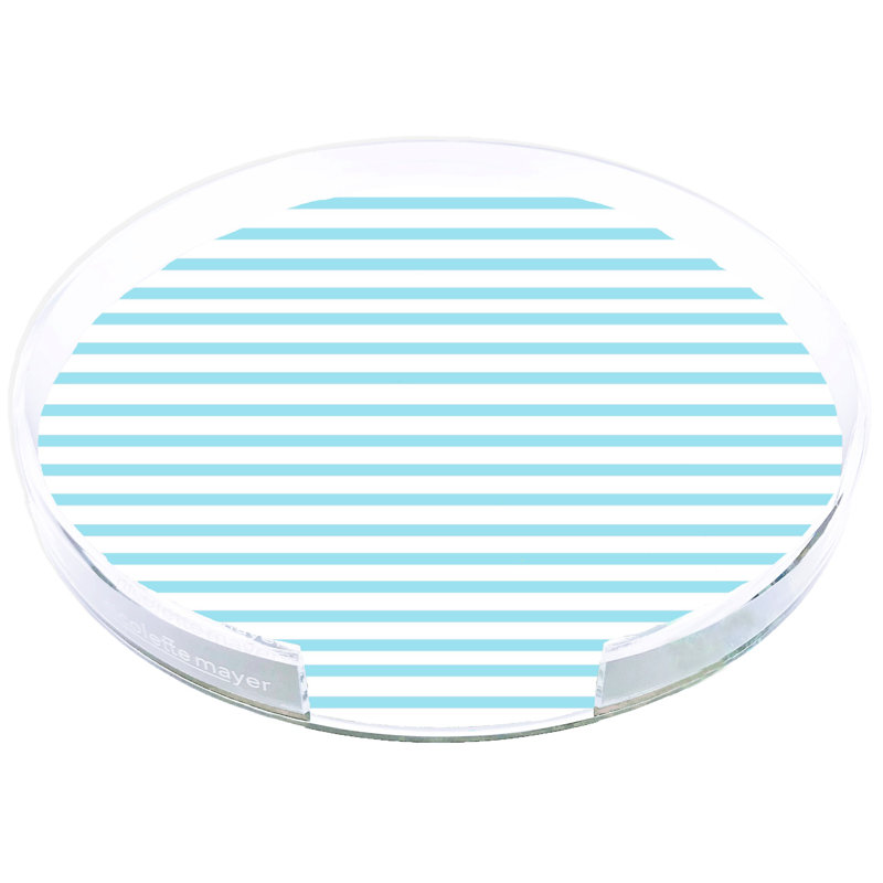 Napperon D Esprit Marin, Bleu clair / blanc