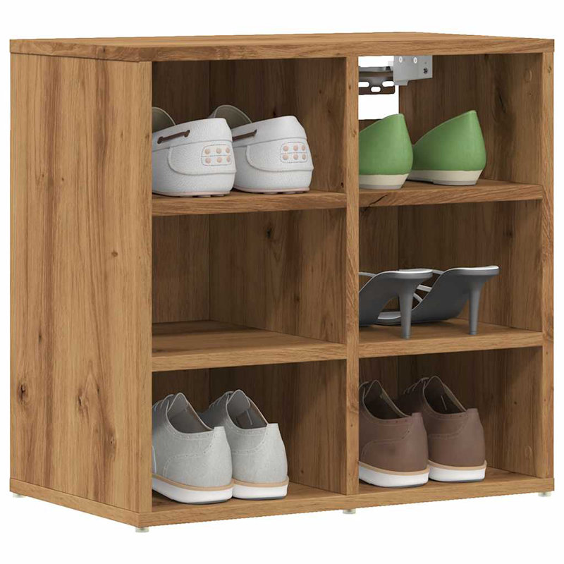 Coover 6 Pair Shoe Storage Cabinet, artisan oak