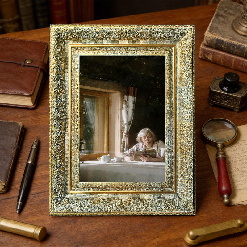 Cadre 8 po x 10 po doré antique 1PC pour les cadeaux de la fête des Mères