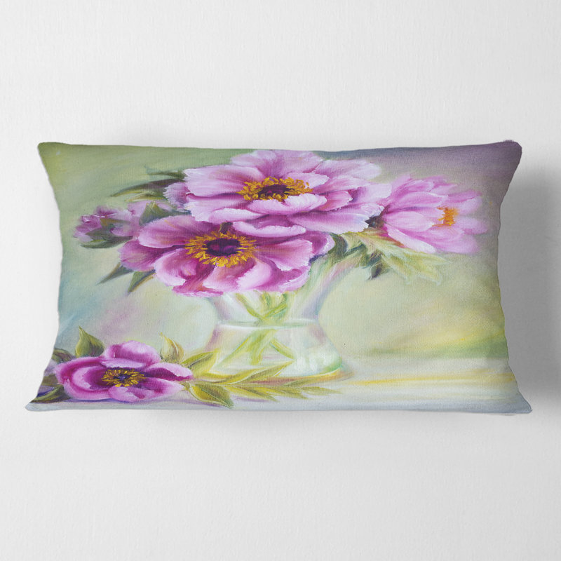 Floral Throw Pillow