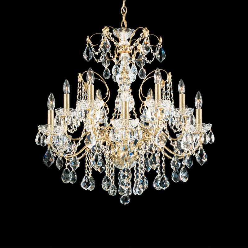 Century 12 - Light Glass Chandelier, Aurelia