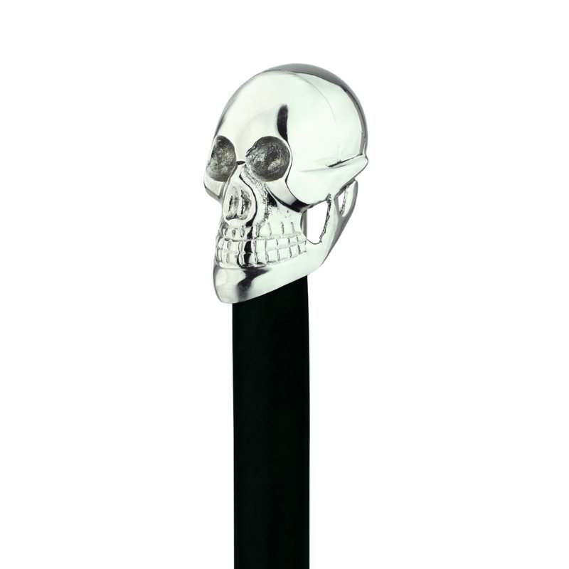Shakespearian Skull Solid Hardwood Walking Stick