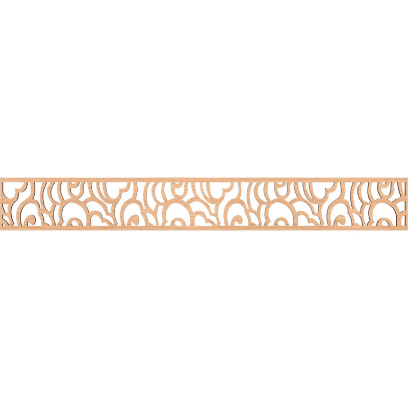 Moulure de panneau Springfield, Noyer blanc, H 6 po x l 46,5 po x P 0,375 po