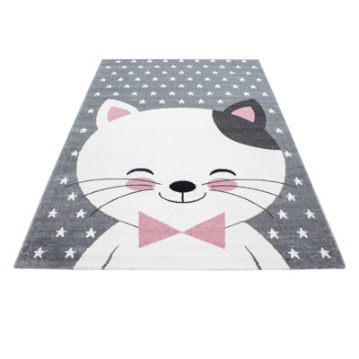 Kids Cute Cat Area Rug