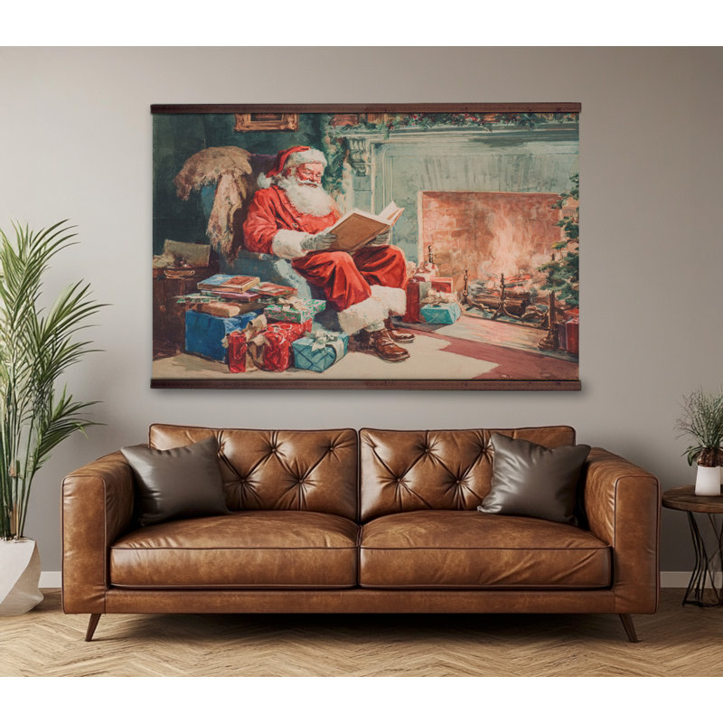 Art mural classique de Noël, 32" H x 48" W