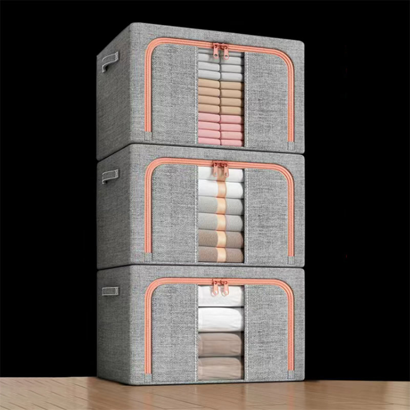 Boîte de rangement avec cadre (grand - 66 L)