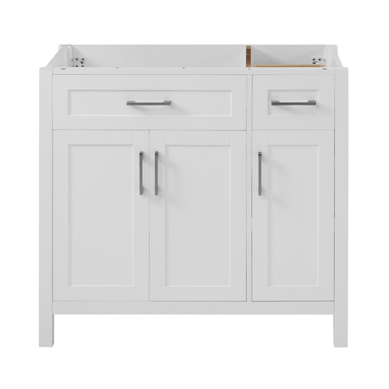 Meuble-lavabo blanc 36 po, White