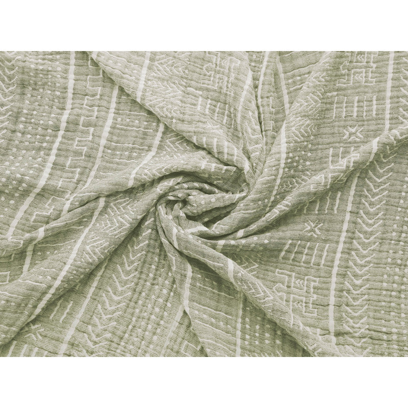 Couverture double Premium 86,6 x 94,5 po | 100% tissu mousseline, 12,0 oz / m² | Lavable à la machine à 30 ° C, facile à repasser | Doux et respirant pour un confort douillet en toute saison