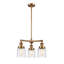 Lustre sphérique 3 lumières à abat-jour Greabe-123307890-123307892