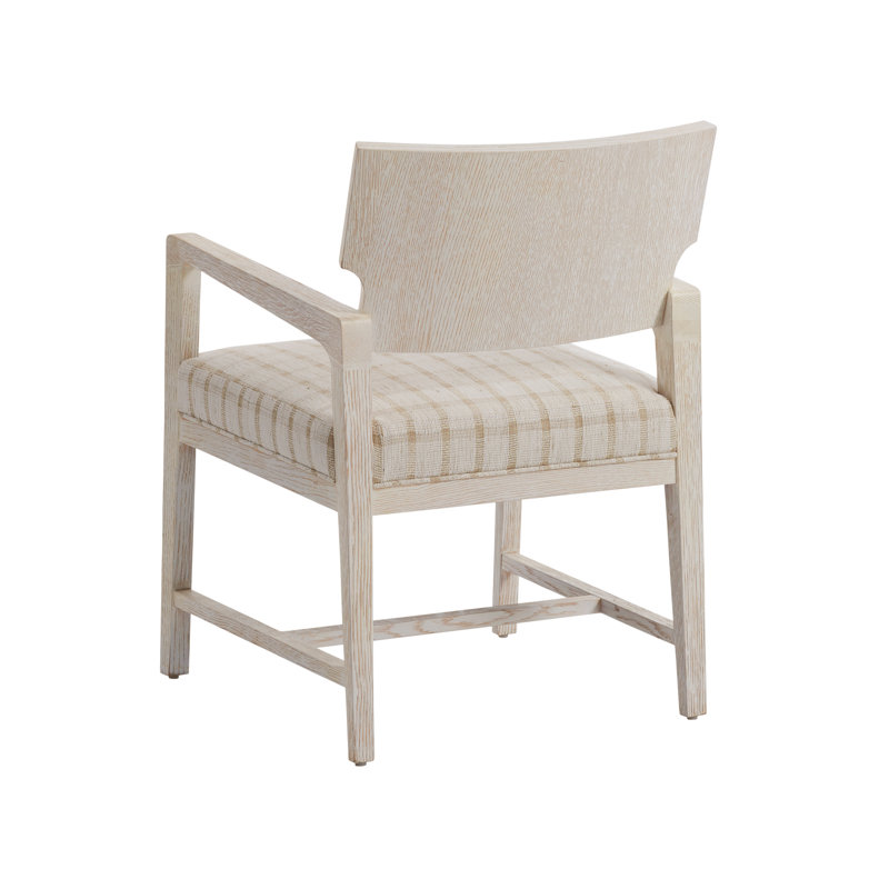 Carmel 18'' H Fabric Upholstered Oak Armchair