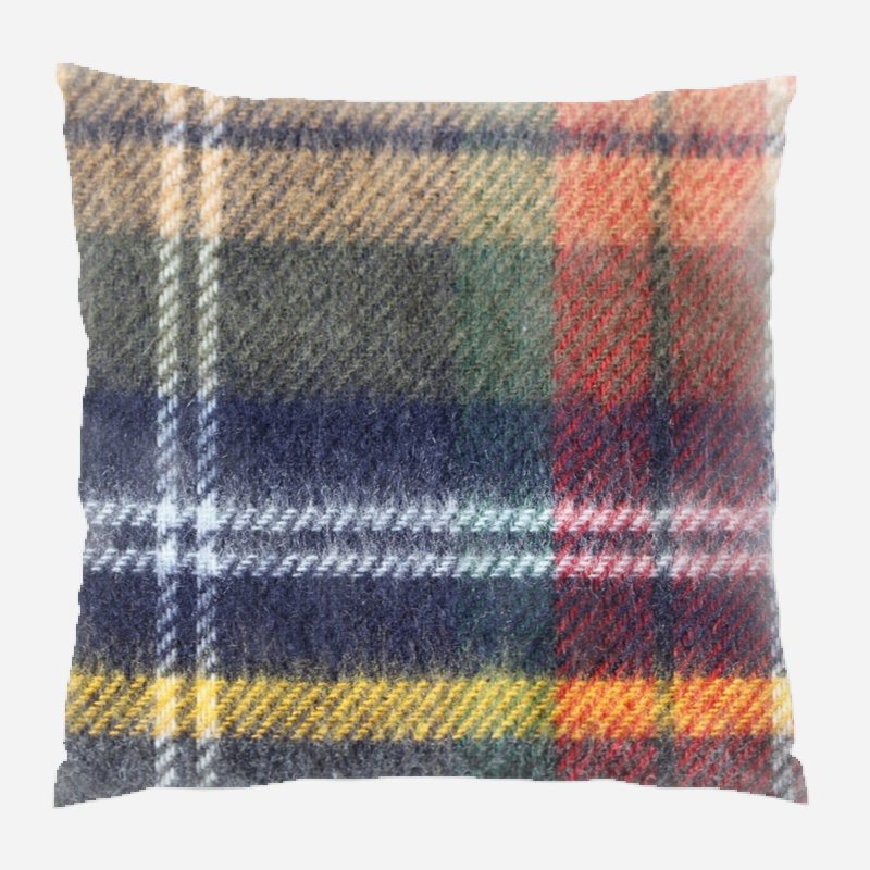 Patchwork Microsuede Reversible Throw Pillow