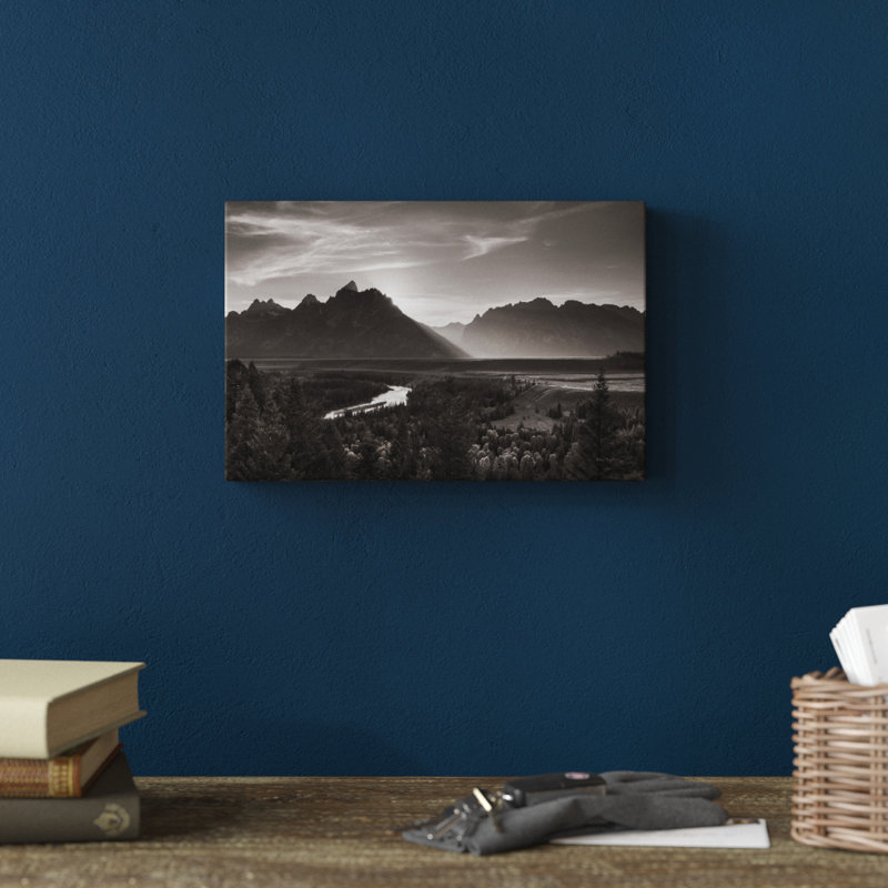 Snake River Overlook Grant Teton National Park by Alan Majchrowicz - No Frame Print on Canvas, 20cm H x 30cm W x 3.8cm D