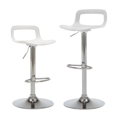 Dressler Swivel Upholstered Adjustable Height Counter Stool