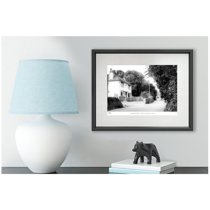 Chardstock, The Village C1965 - Single Picture Frame Print, 45cm H x 60cm W x 2.3cm D