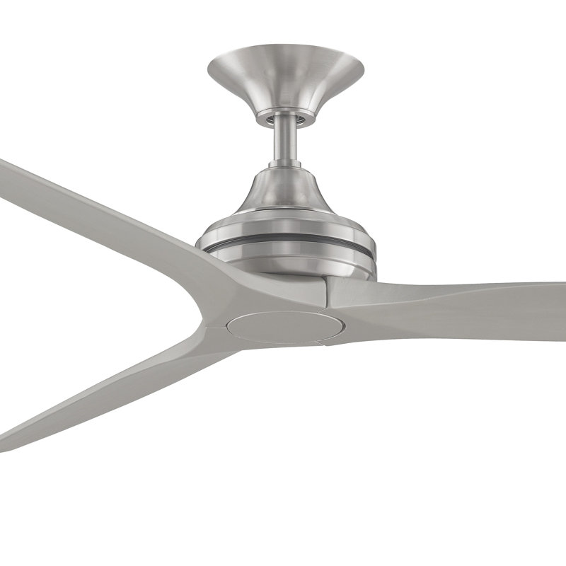 Spitfire Indoor/Outdoor Ceiling Fan AC Motor- Brushed Nickel, Brushed Nickel