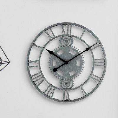 Morales Metal Wall Clock