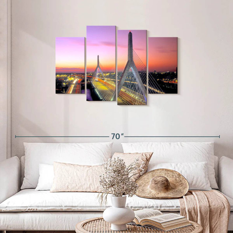 Pont Lilie Leonard P. Zakim, H 27 po x l 43 po
