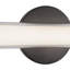 Tole 36-in Black dimmable LED Wall Sconce-679718876