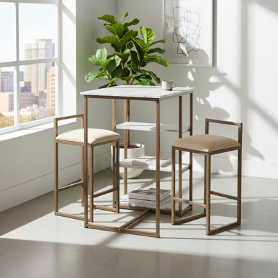 Ensemble de table de salle à manger Carbone