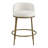 Corrinne Hammered Forged Steel Upholstered Counter Height Stool-606350368