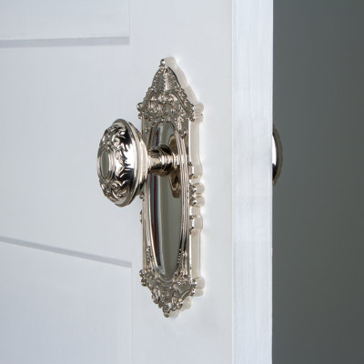 Grand mannequin grande plaque victorienne avec bouton de porte grande victorienne Grandeur Grande