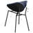 Set Of 4 Upholstered PU Leather Dining Chairs Mid-Century Modern Dining Chairs With Curved Backrest For Dining Room Kitchen-1783565159