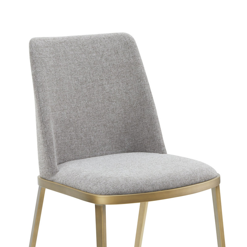 Chaise d'appoint Denia en gris clair