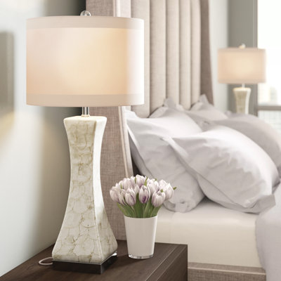 Menezes Shell USB Standard Table Lamp